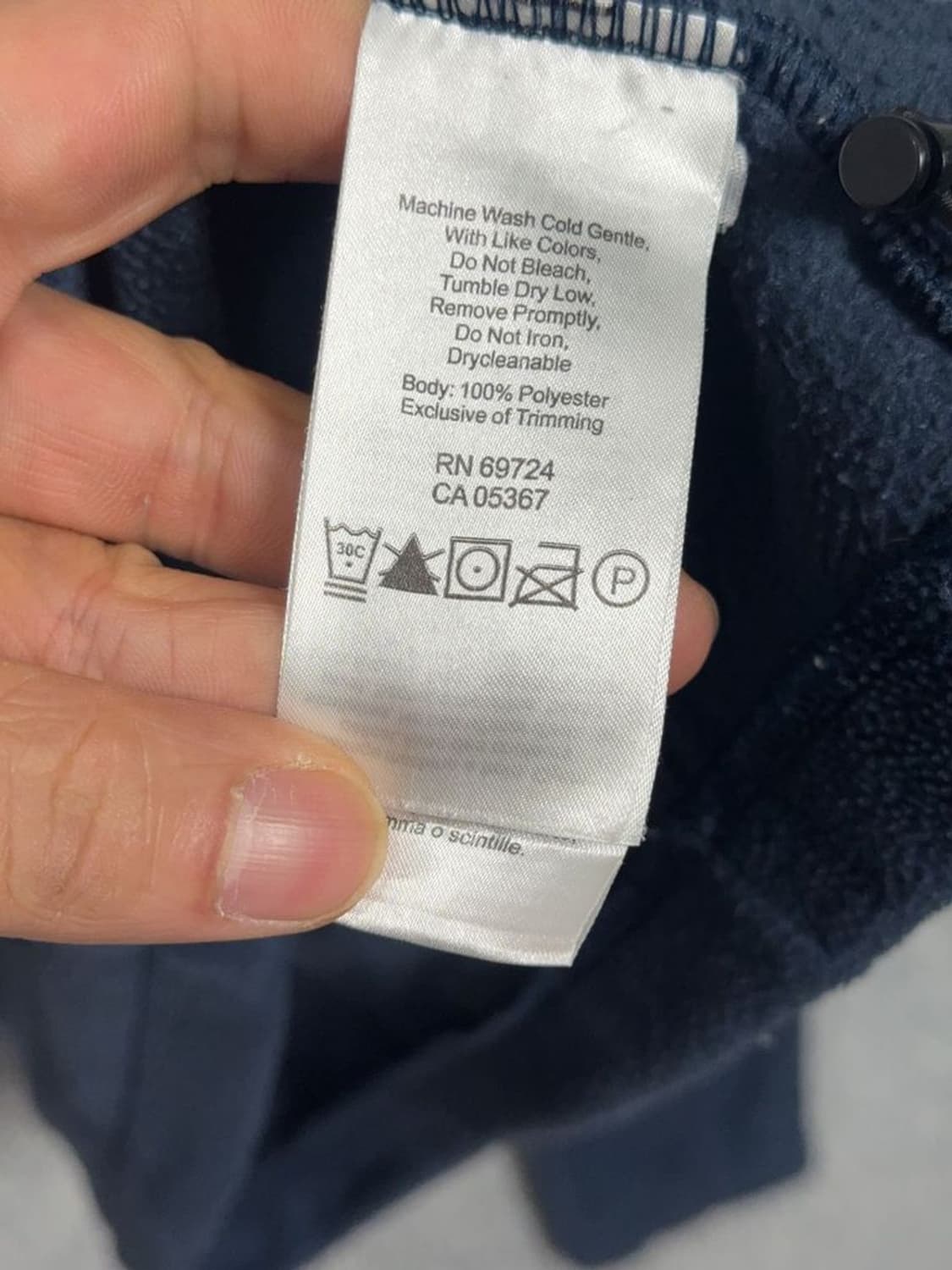 콜롬비아 네이비 플리스 후리스 L 상품이미지8