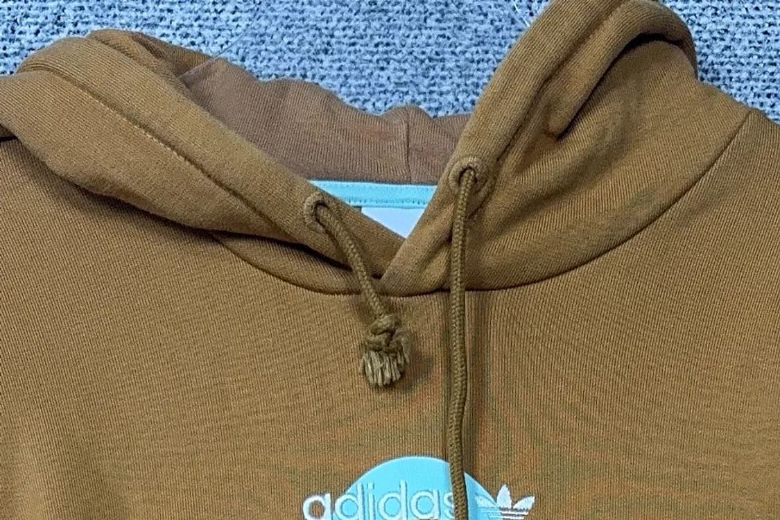 아디다스 빈티지 프린팅 브라운 후드티 M 상품이미지5