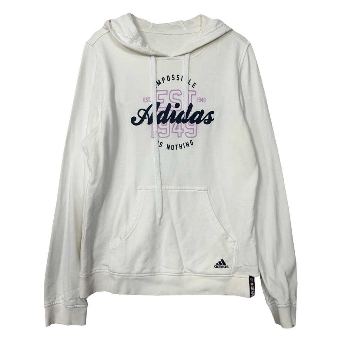 아디다스 프린팅 화이트 후드티 095 상품이미지1