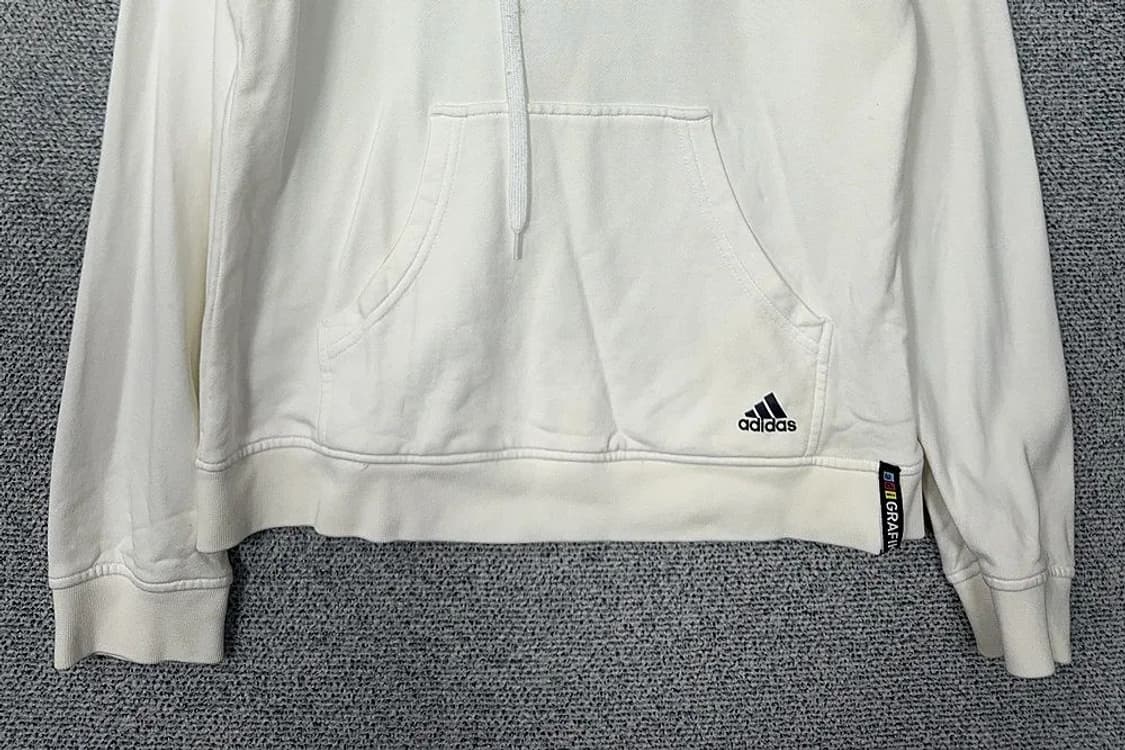아디다스 프린팅 화이트 후드티 095 상품이미지4