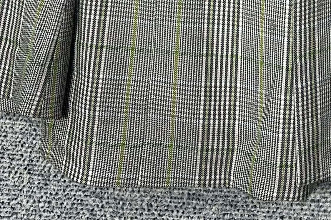 잇 미샤 체크 라이트 그레이 원버튼 블레이저 82-88-160 상품이미지6