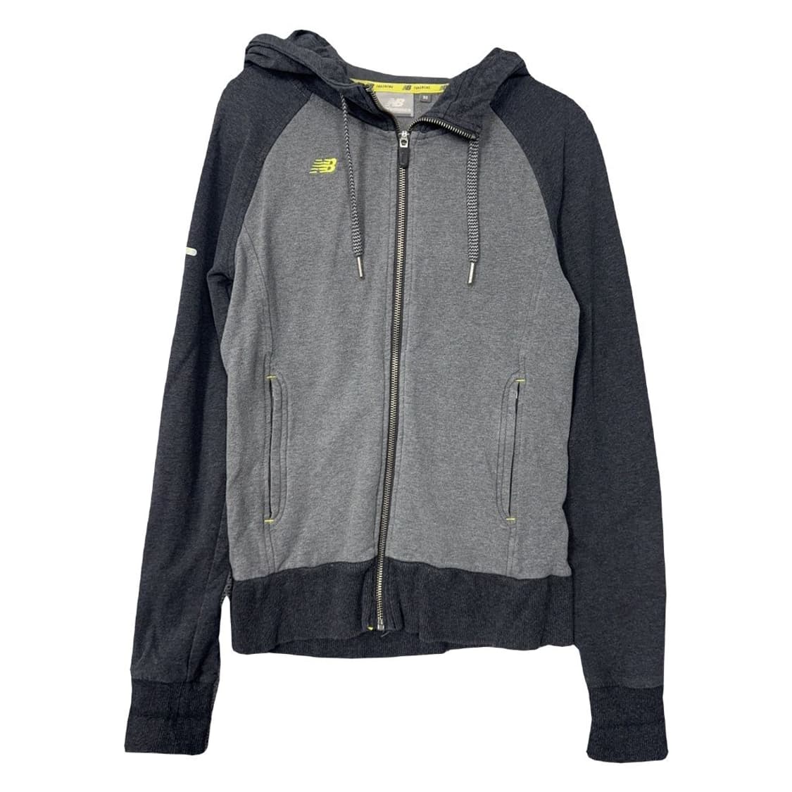 뉴발란스 그레이 투톤 로고 후드 집업 90 상품이미지1