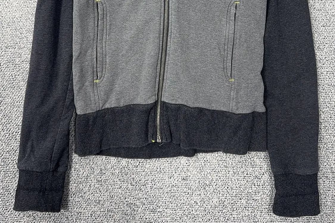 뉴발란스 그레이 투톤 로고 후드 집업 90 상품이미지4