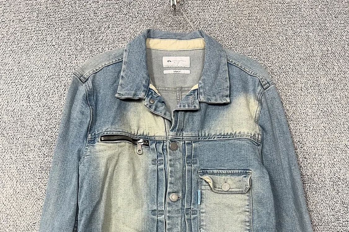 라이풀 연청 빈티지 워싱 데님 자켓 S 상품이미지3