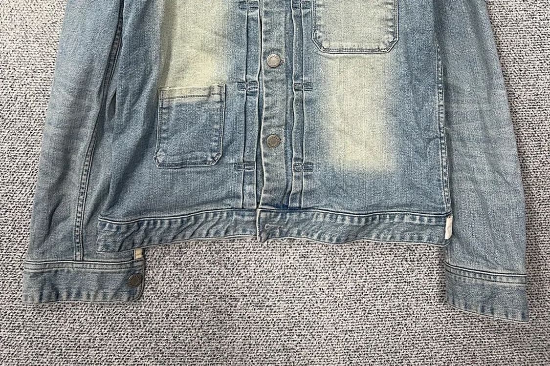 라이풀 연청 빈티지 워싱 데님 자켓 S 상품이미지4