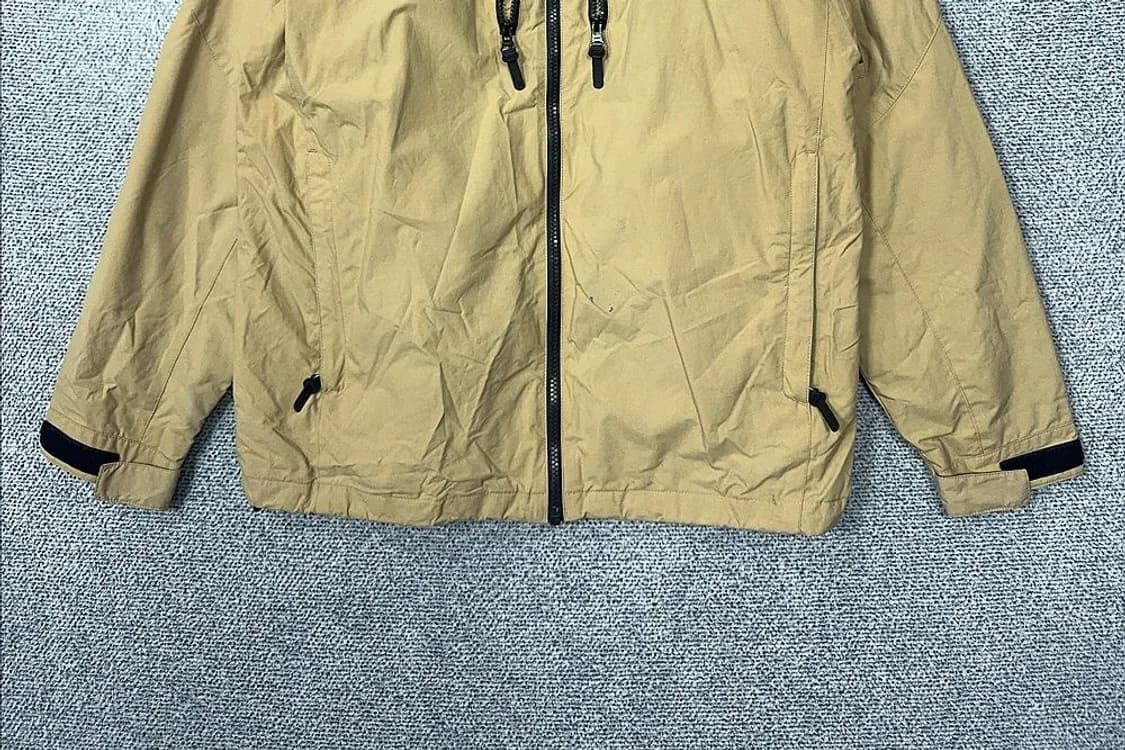 노스페이스 베이지 로고 기능성 바람막이 윈드자켓 XL 상품이미지4