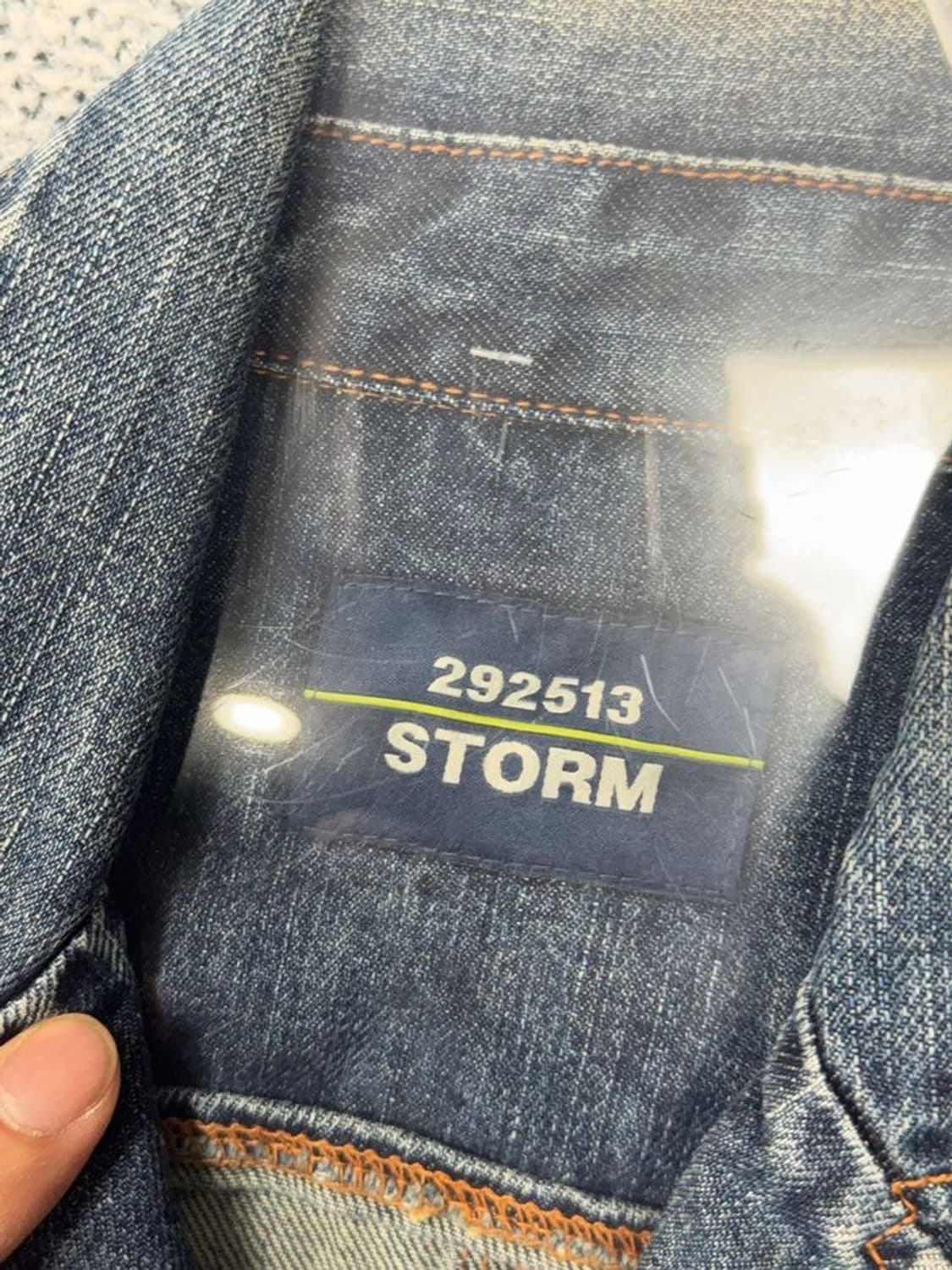 빈티지 워싱 디테일 남성 데님 블레이저 자켓 95 상품이미지7