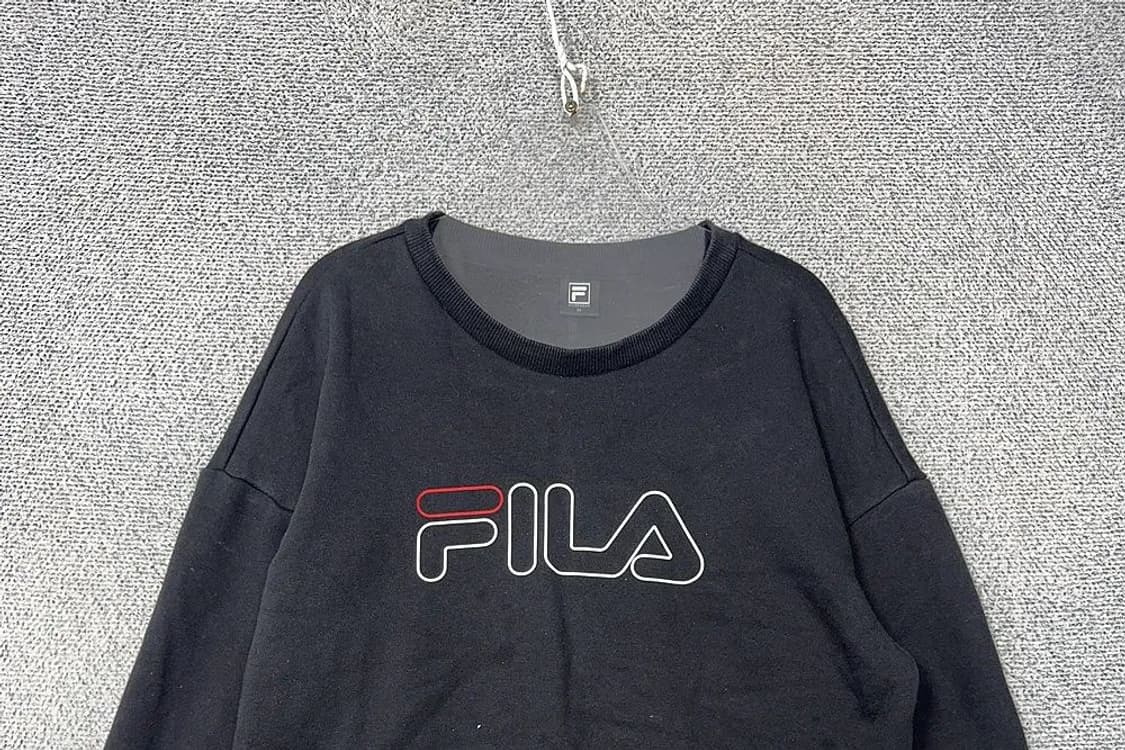 휠라 프린팅 블랙 맨투맨 95 상품이미지3