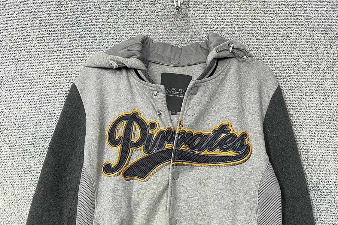 엠엘비 스펠 로고 라이트 그레이 스타디움 자켓 85 상품이미지3