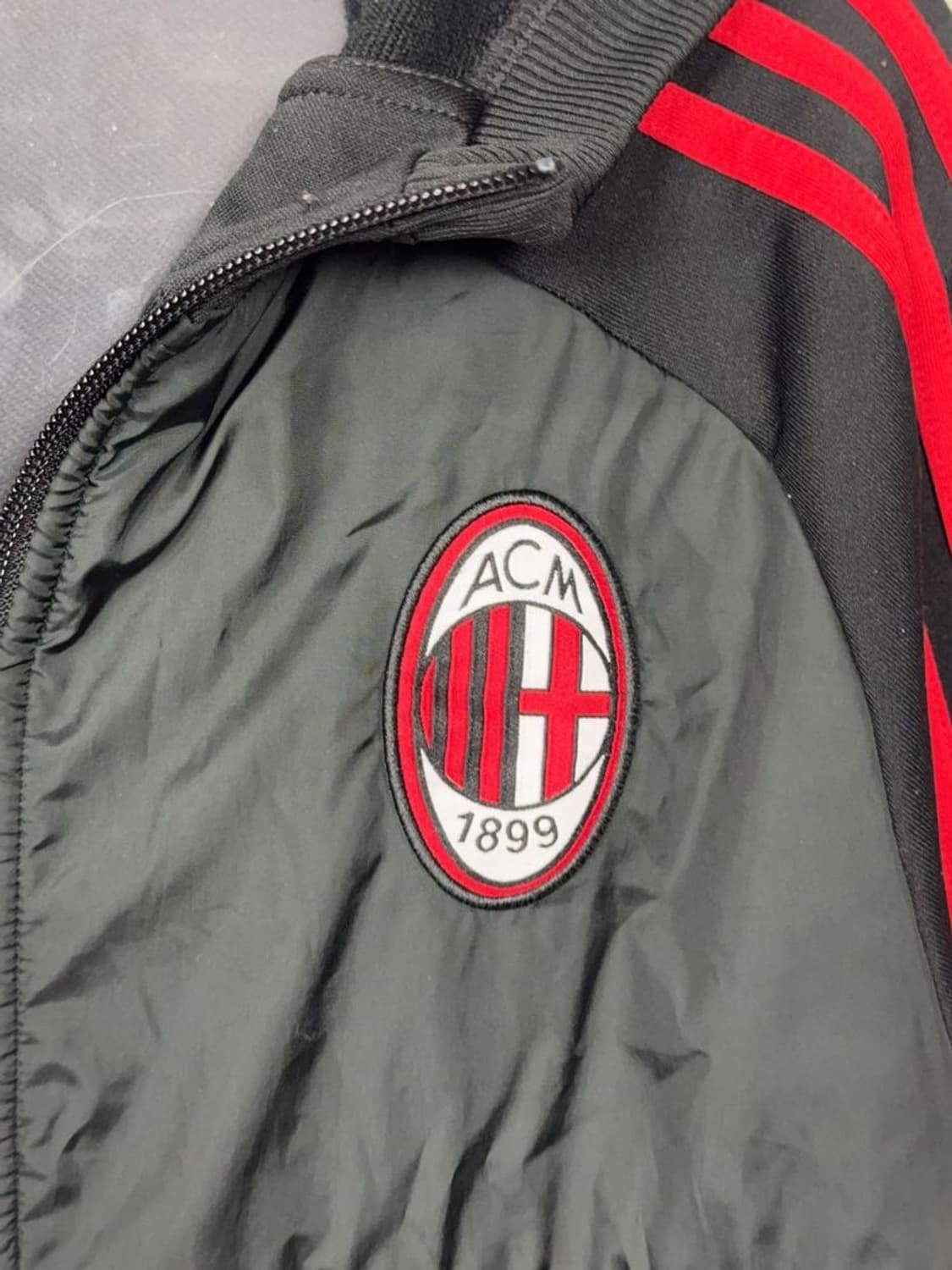 아디다스 AC 밀란 검빨 트랙탑 집업 져지 95 상품이미지7