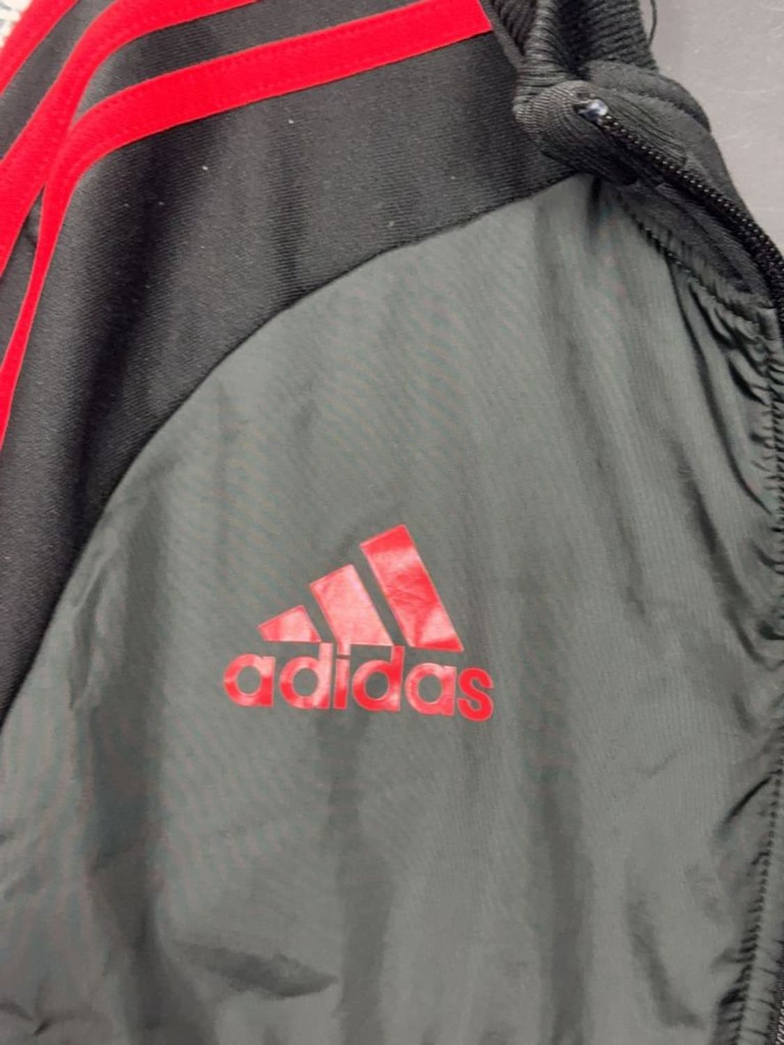 아디다스 AC 밀란 검빨 트랙탑 집업 져지 95 상품이미지8