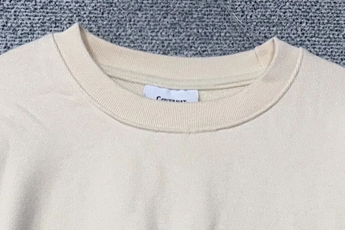 커버낫 크림 로고 프린팅 맨투맨 S 상품이미지5