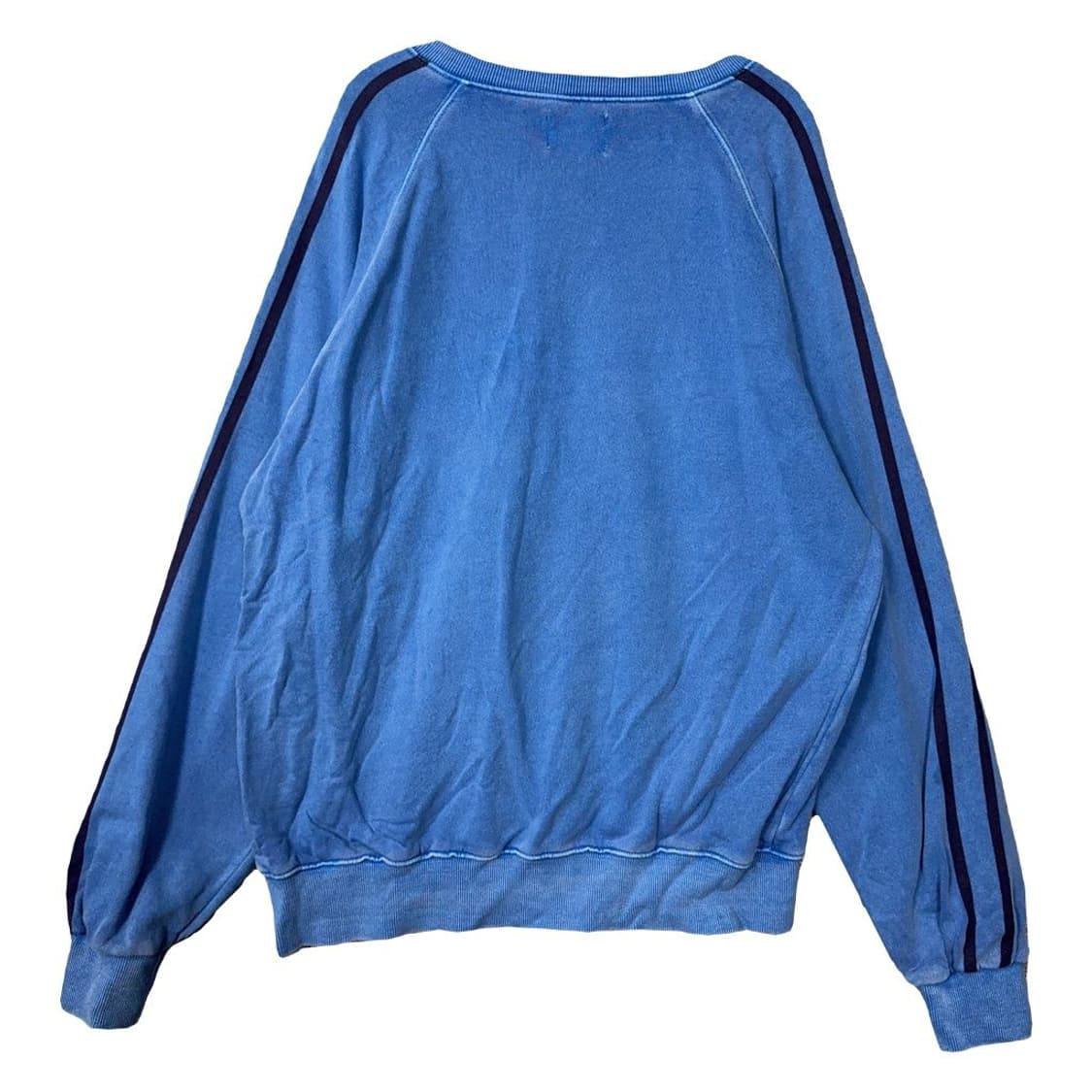 트래블 빈티지 피그먼트 프린팅 블루 맨투맨 M 상품이미지2