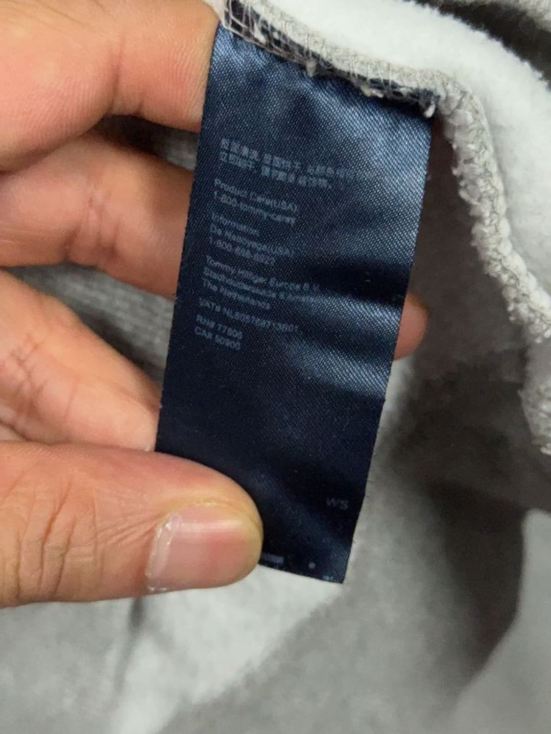 타미힐피거 라이트 그레이 로고 맨투맨 L 상품이미지8