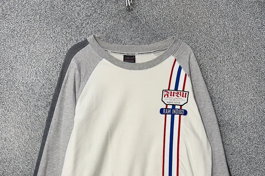 푸부 빈티지 라이트 그레이 맨투맨 M 상품이미지3