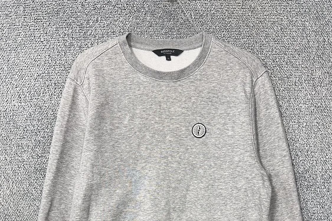 빈폴 라이트 그레이 로고 맨투맨 90 상품이미지3