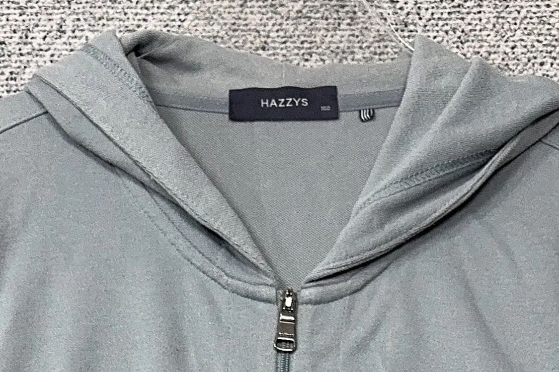 해지스 라이트 그레이 기능성 후드 집업 100 상품이미지5