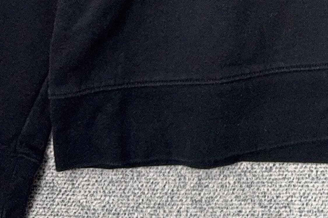 챔피온 블랙 무지 소매 로고 캐주얼 맨투맨 S/CH 상품이미지6