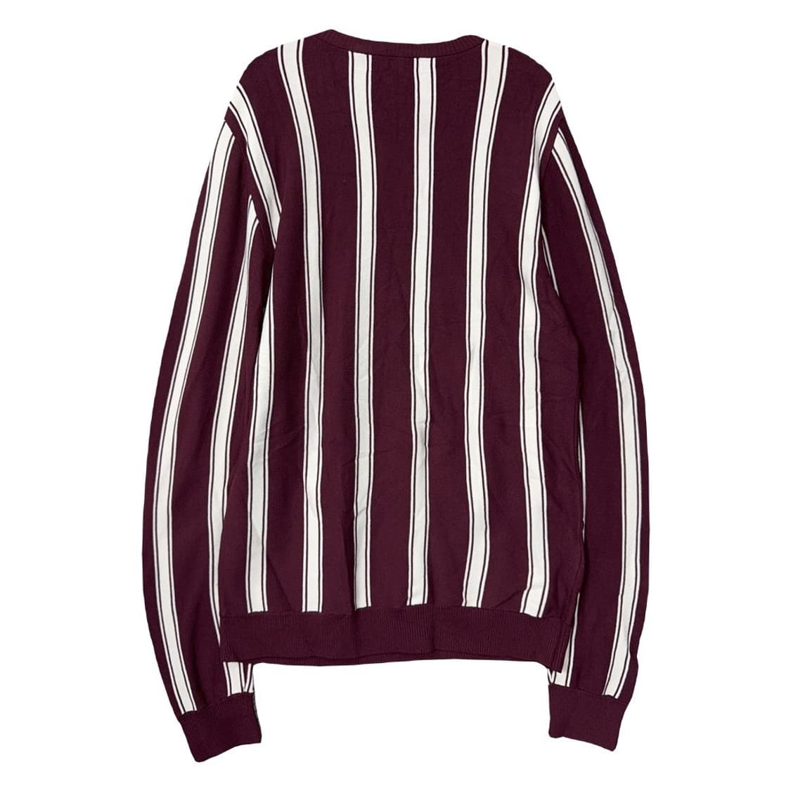 코모도 스트라이프 버건디 니트 LARGE_105 상품이미지2
