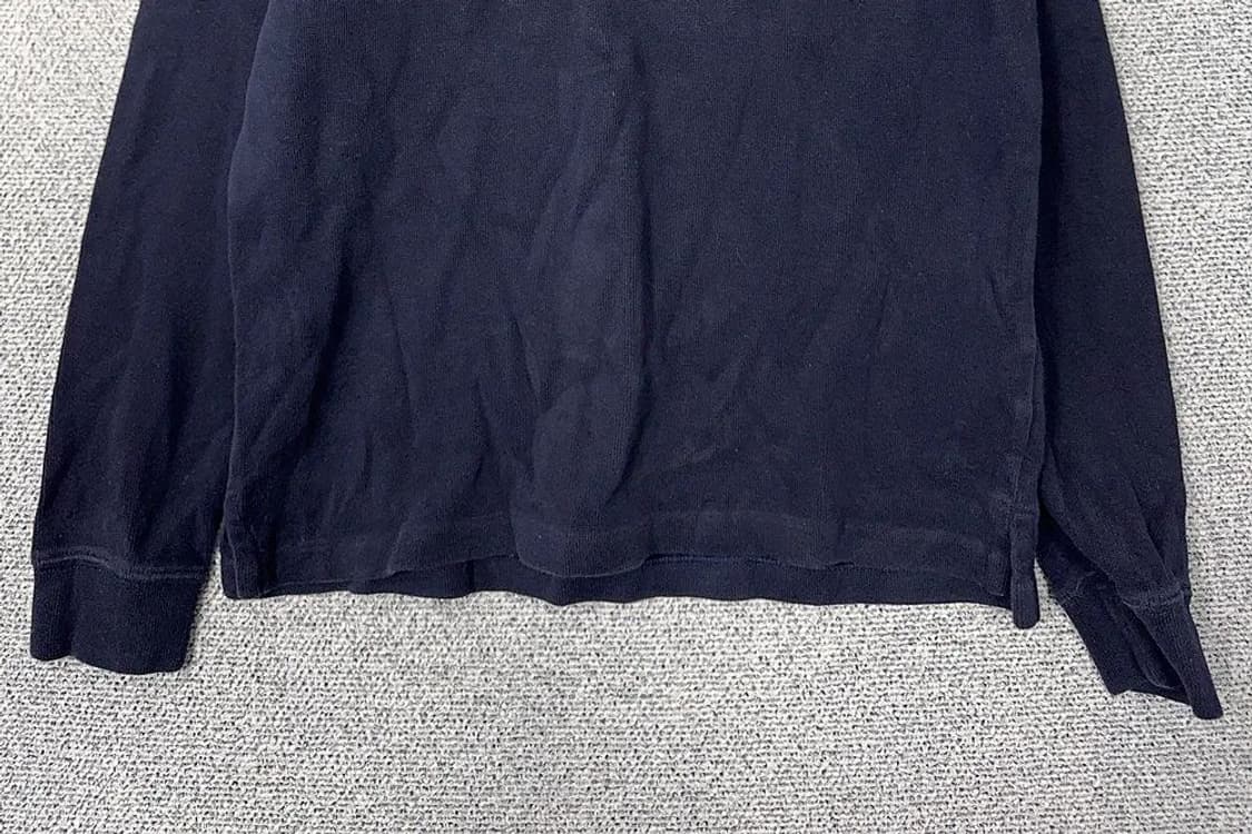 폴로 랄프로렌 로고 네이비 반집업 맨투맨 S 상품이미지4