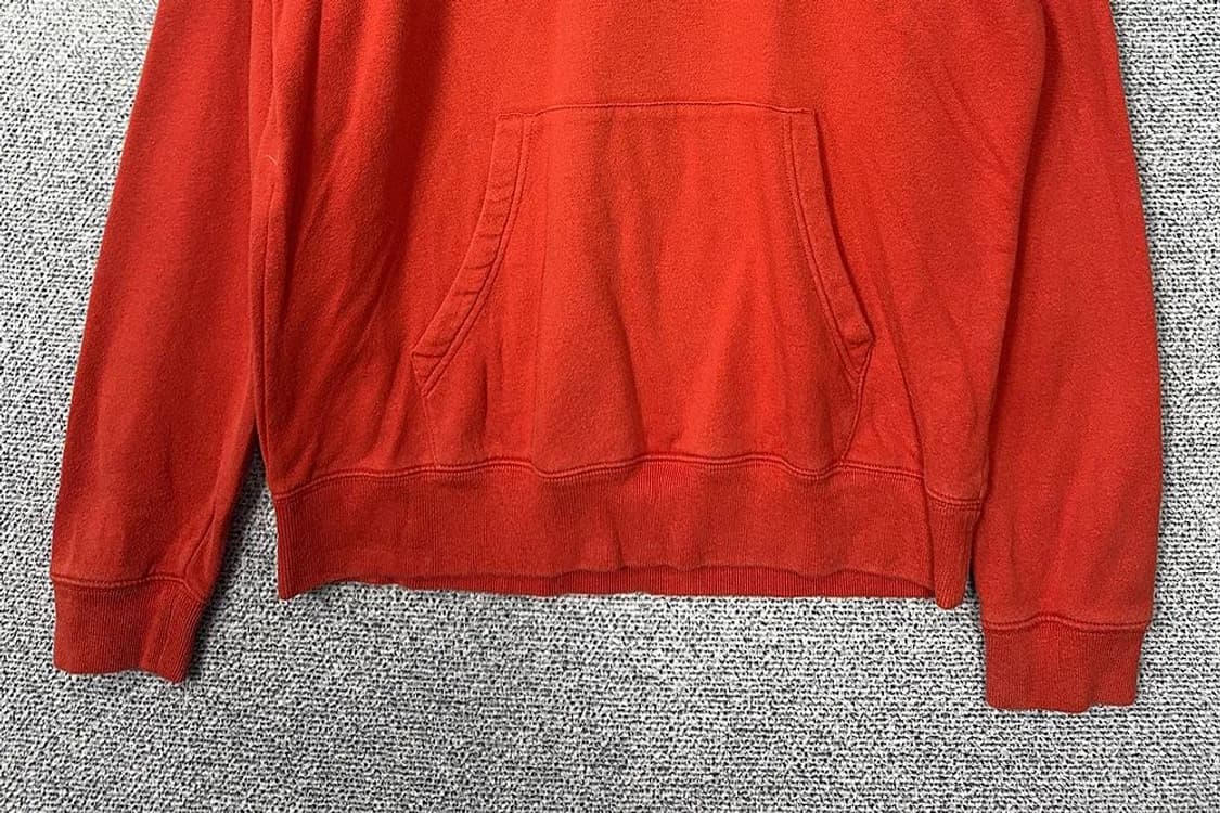 갭 로고 레드 오렌지 후드티 M 상품이미지4