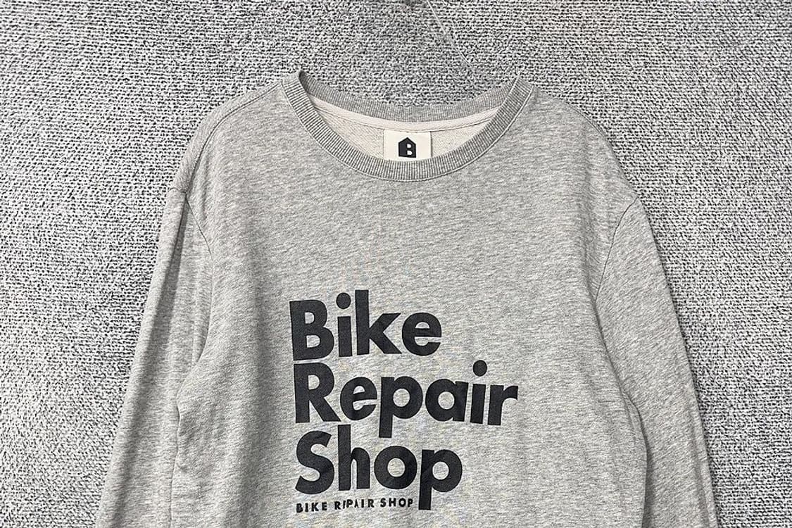 빈폴 프린팅 라이트 그레이 맨투맨 95 상품이미지3