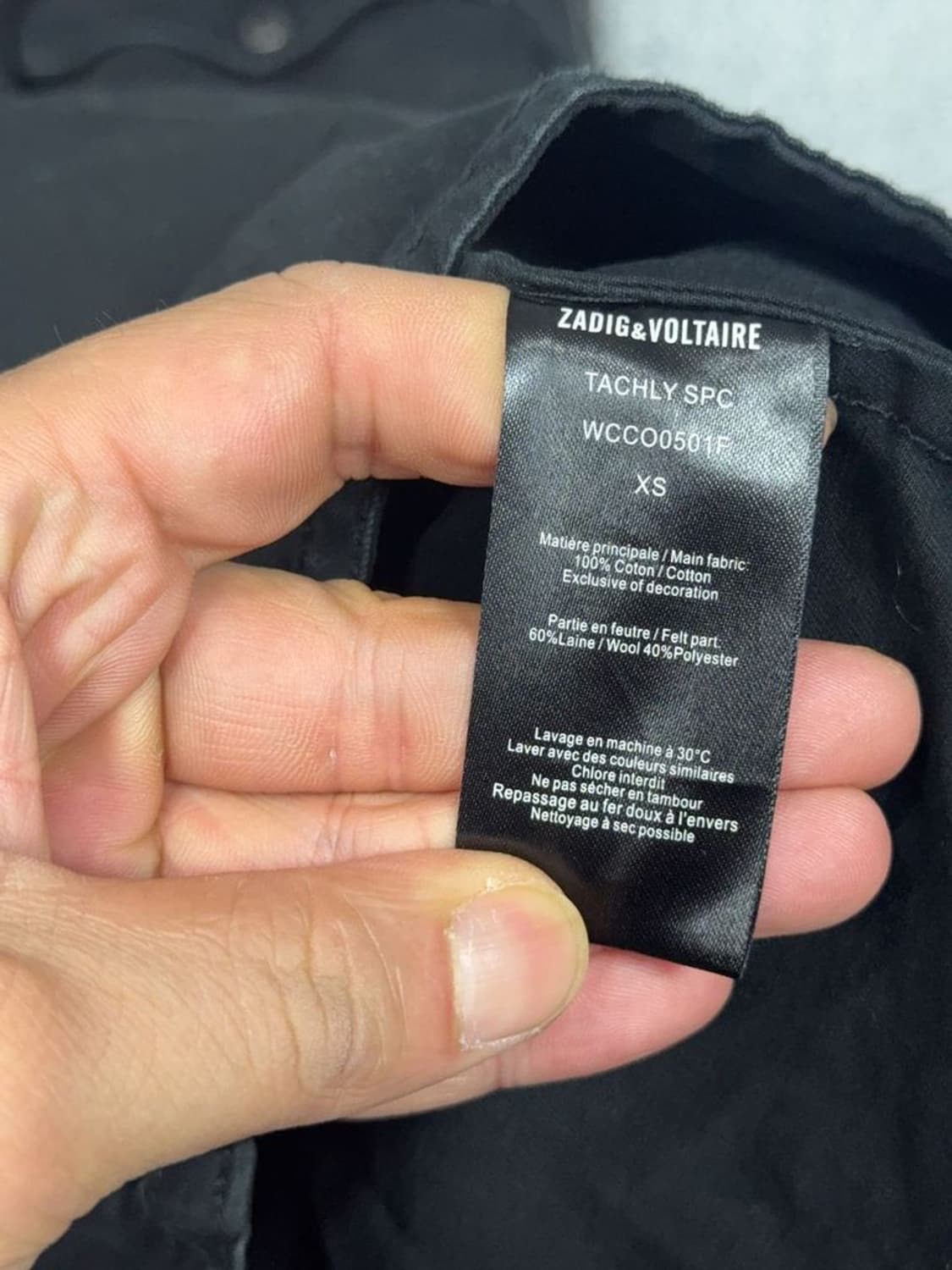 쟈딕 앤 볼테르 패치 빈티지 야상 필드 원피스 XS 상품이미지8