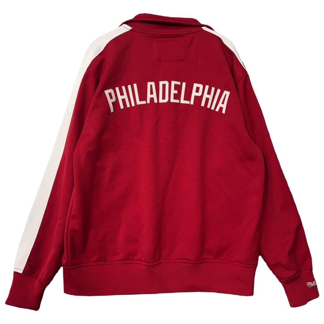 미첼앤네스 필라델피아 로고 레드 트랙탑 집업 저지 S 상품이미지1