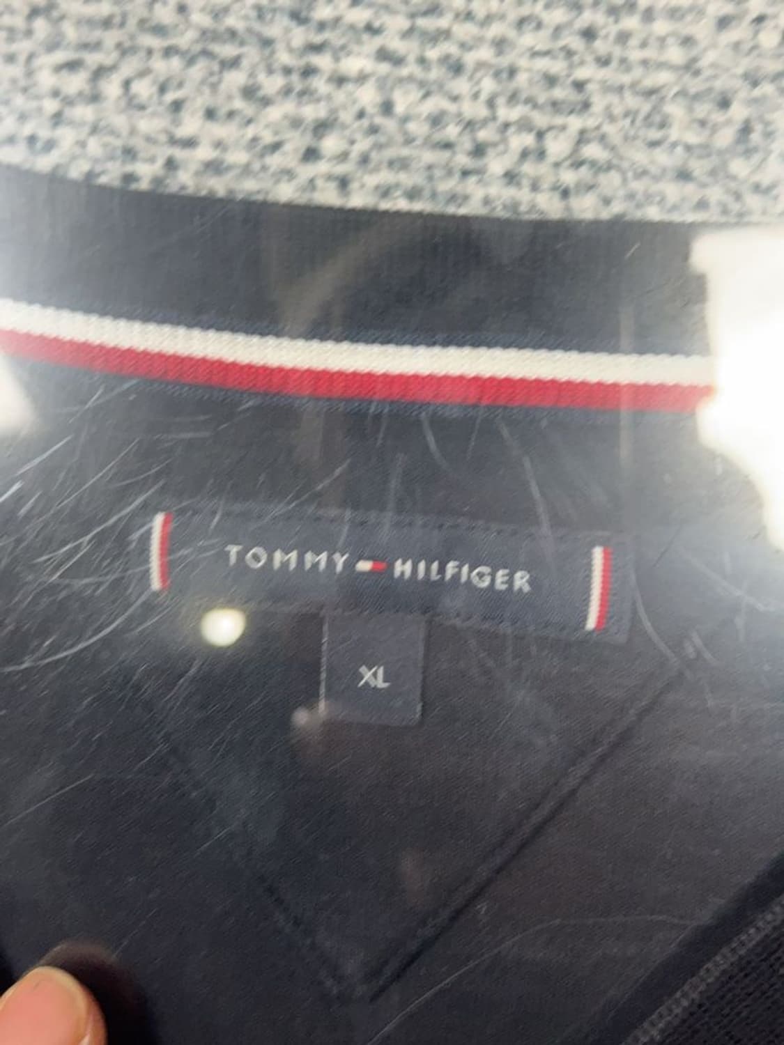 타미힐피거 블랙 로고 캐주얼 맨투맨 XL 상품이미지8