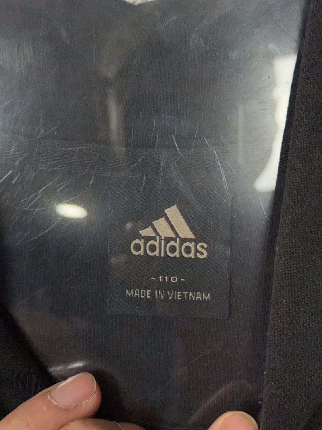 아디다스 프린팅 블랙 후드티 110 상품이미지7