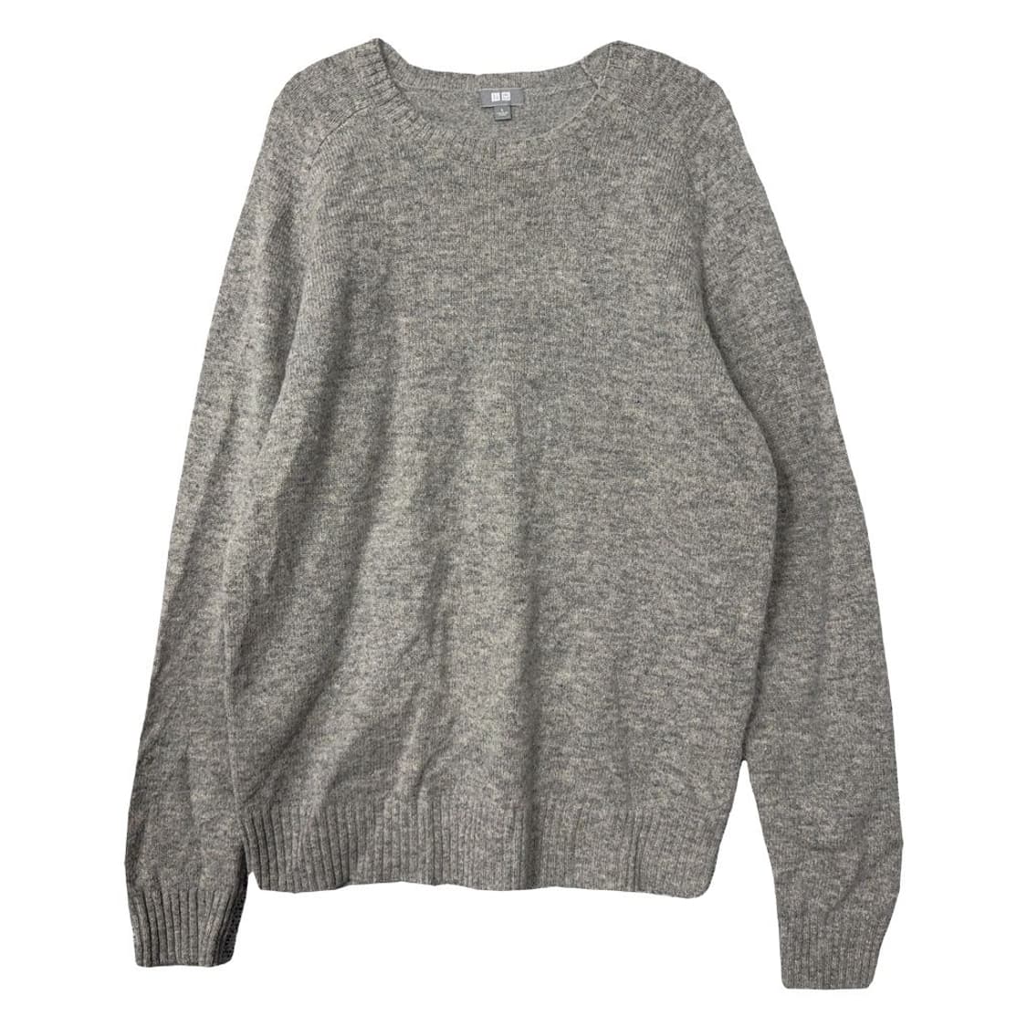 유니클로 라이트 그레이 울 니트 L 상품이미지1