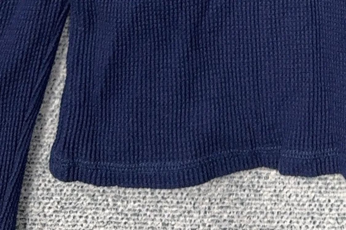 폴로 랄프로렌 와플 코튼 오버핏 네이비 긴팔티 XL 상품이미지7