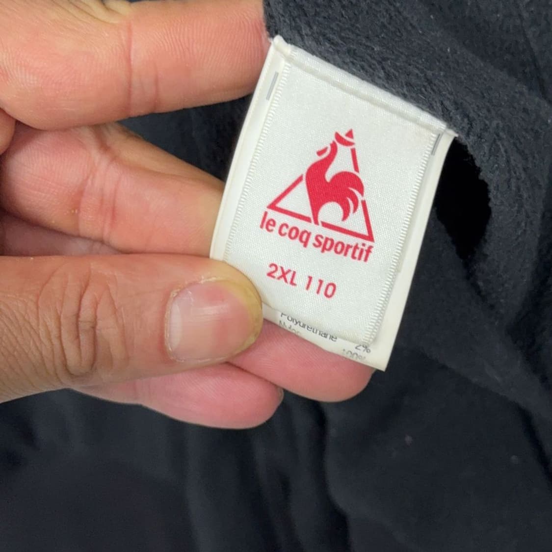 르꼬끄 스포츠 블랙 단가라 스타디움 자켓 2XL 110 상품이미지6