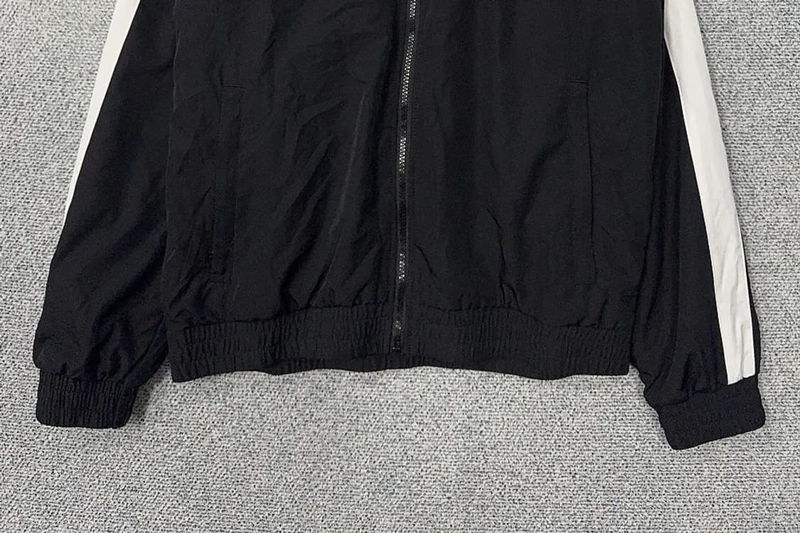 푸마 블랙 로고 빈티지 남성 집업 저지 M 상품이미지4