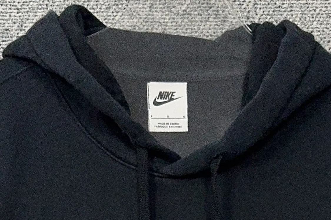 나이키 블랙 로고 후드티 L 상품이미지5