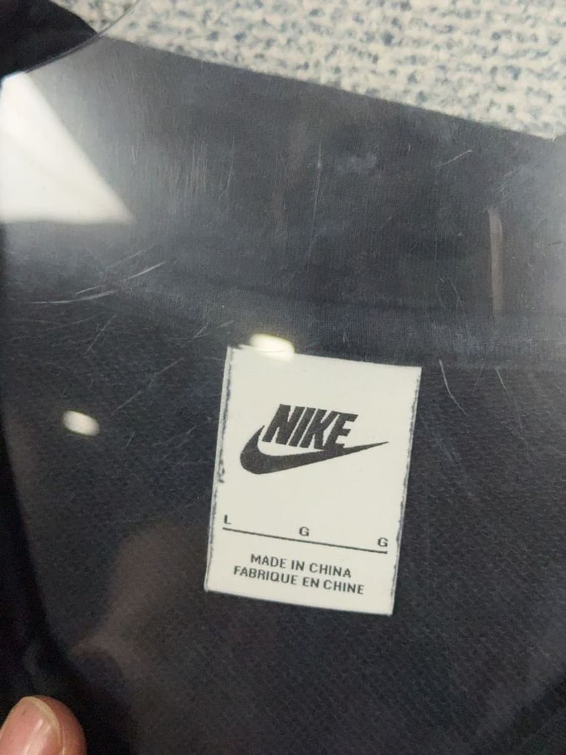 나이키 블랙 로고 후드티 L 상품이미지7