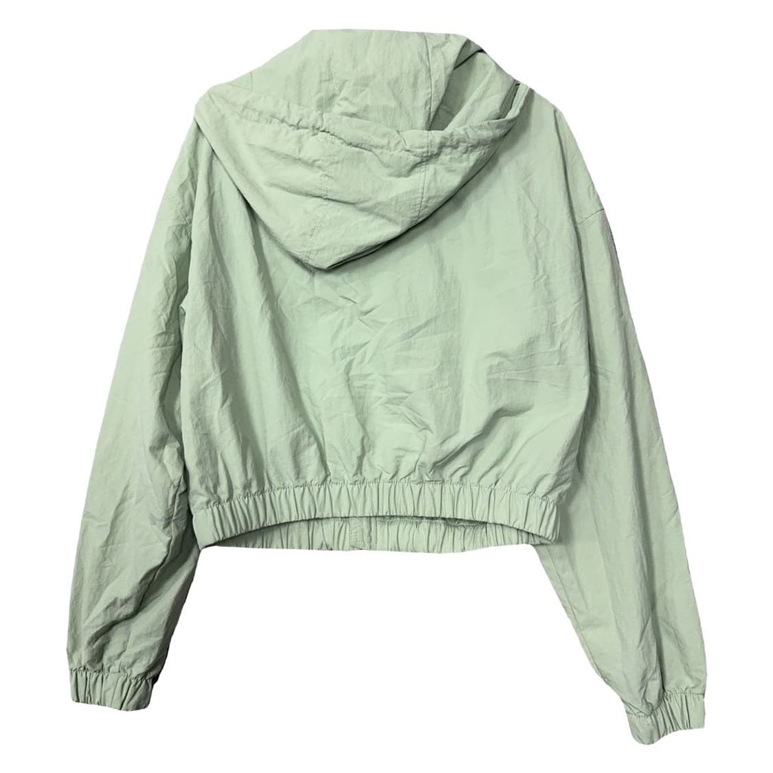 엠엘비 보스턴 자수 로고 크롭 라이트 그린 후드 바람막이 XS(85) 상품이미지2