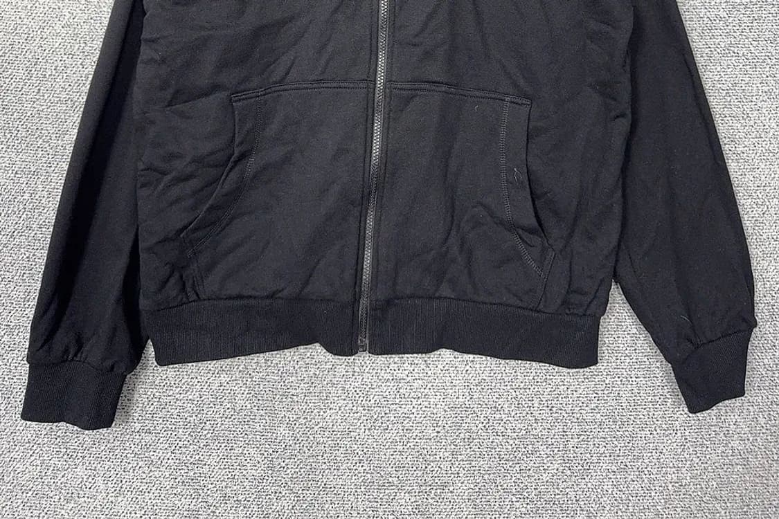 엔비에이 블랙 로고 오버핏 후드 집업 L 상품이미지4