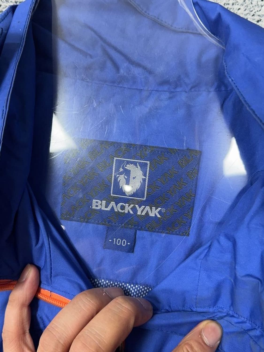 블랙야크 블루 등산 기능성 바람막이 105 상품이미지7