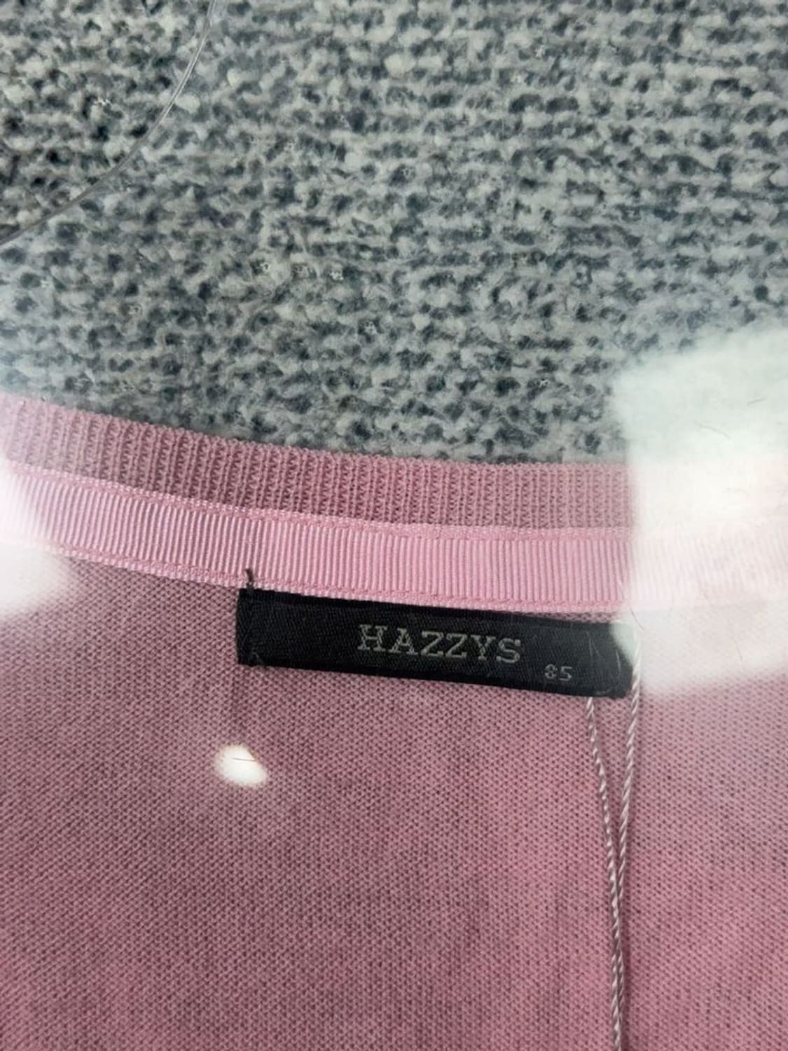 [새상품]해지스 여성 캐시미어 핑크 니트 85 상품이미지7