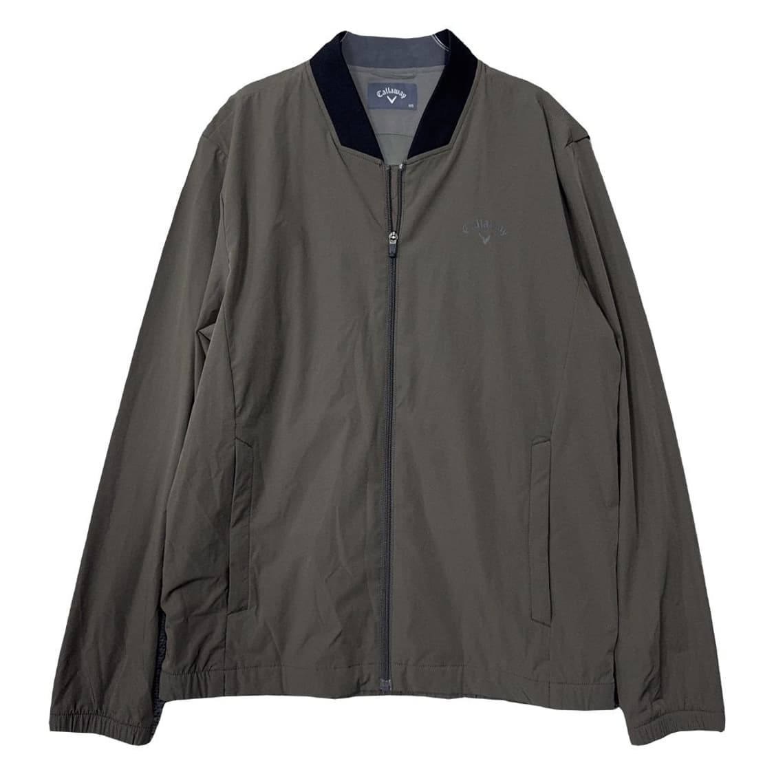 캘러웨이 카키 골프 로고 기능성 블루종 집업 105 상품이미지1