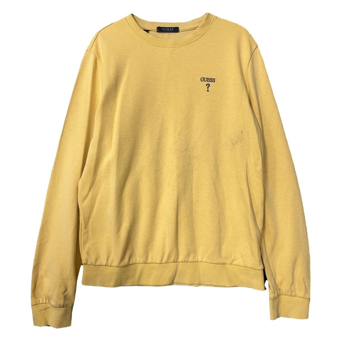 게스 옐로우 캐주얼 맨투맨 S 상품이미지1