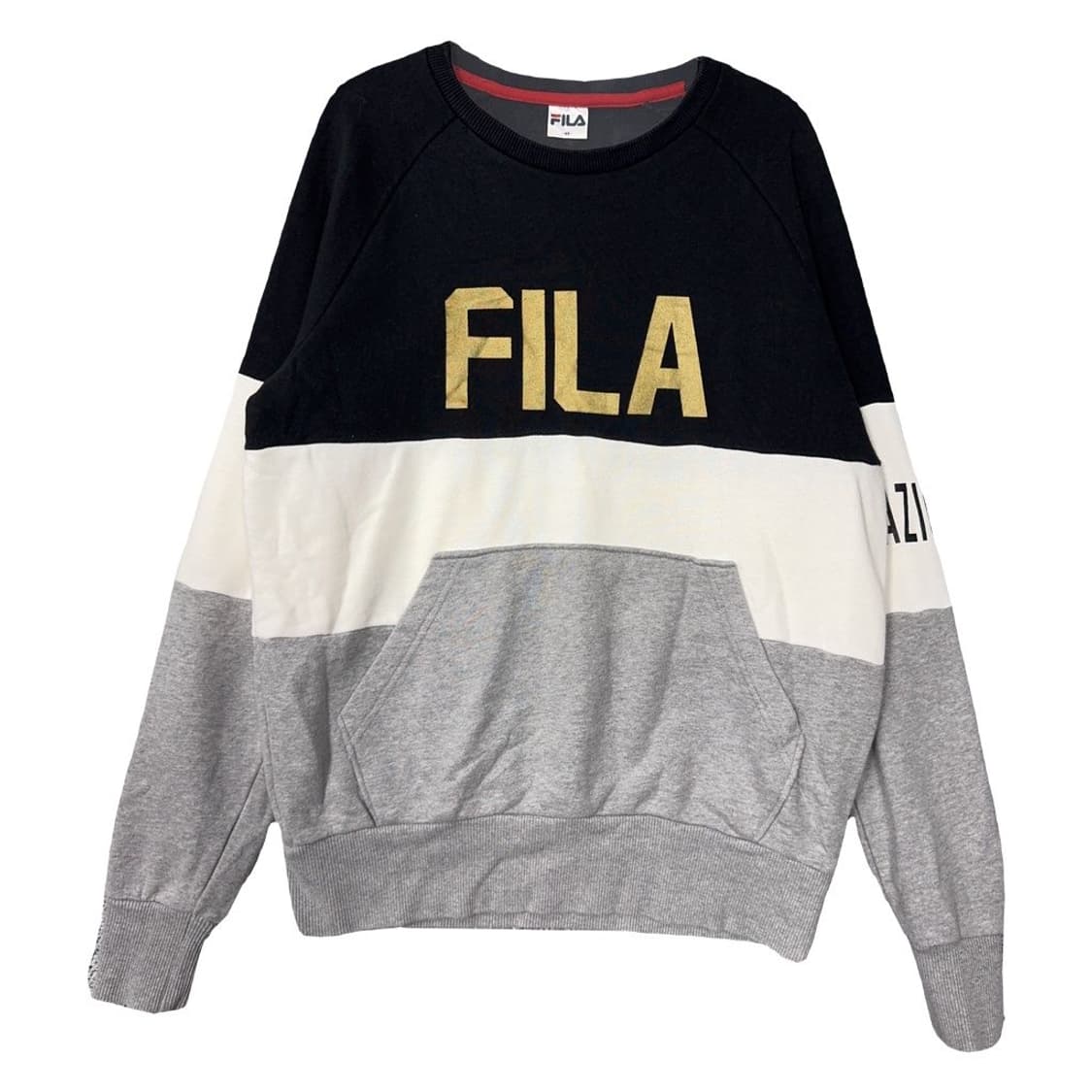 휠라 프린팅 블랙 맨투맨 95(S) 상품이미지1