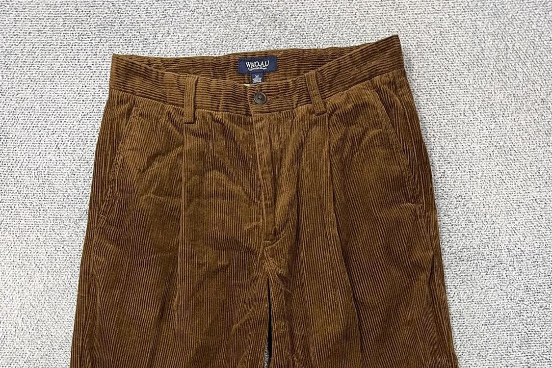 후아유 브라운 빈티지 코듀로이 바지 M 상품이미지3