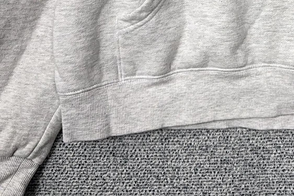 어커버 프린팅 라이트 그레이 후드티 L 상품이미지6