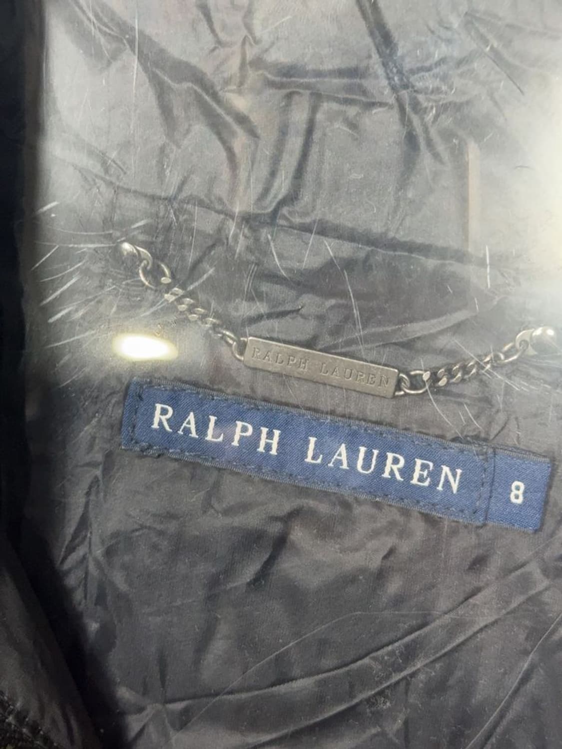 폴로 랄프로렌 블랙 퀄팅 다운 경량 패딩 S 상품이미지8