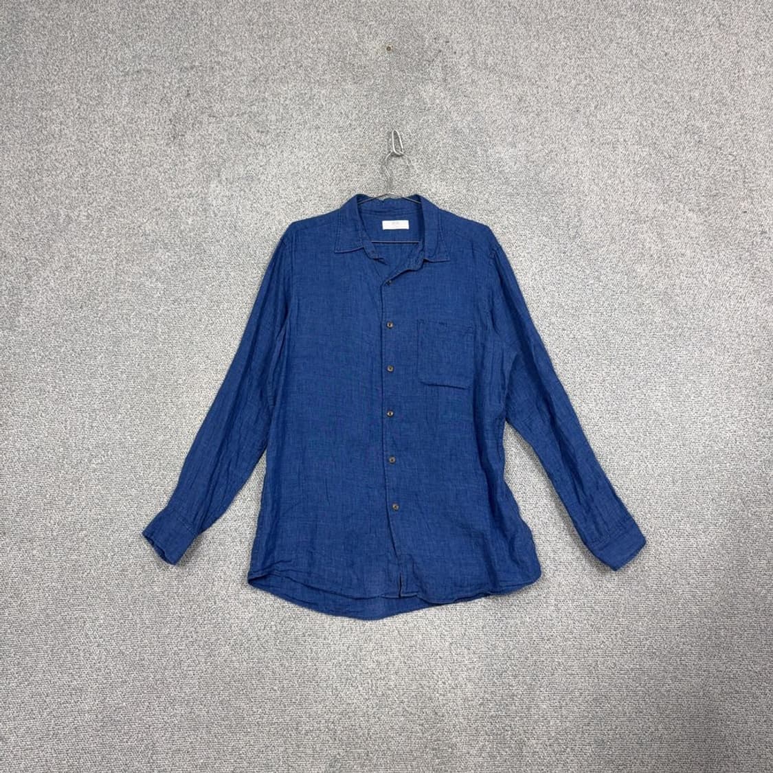 유니클로 네이비 블루 인디고 셔츠 XL 상품이미지1