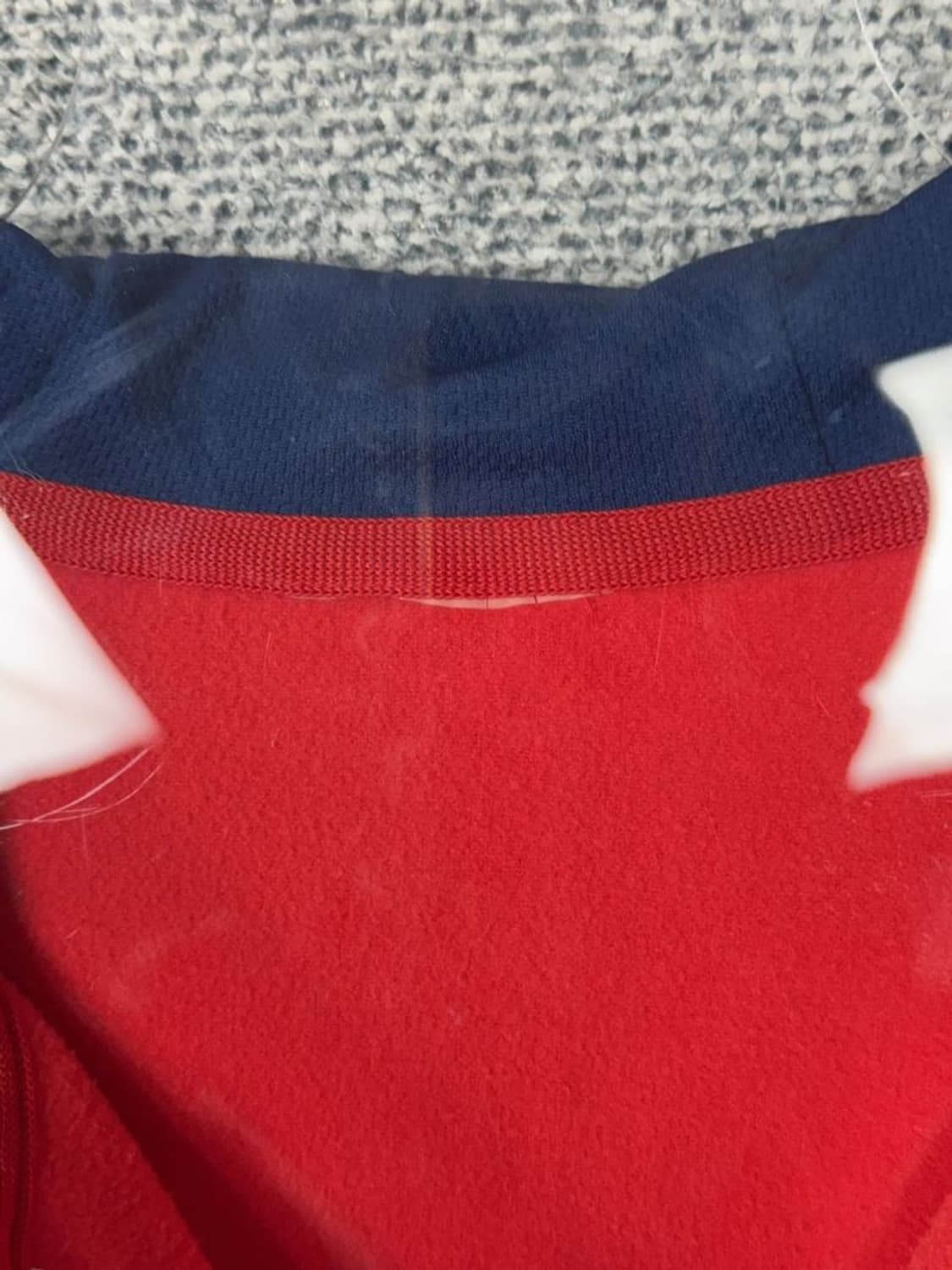 르꼬끄 스포츠 레드 반집업  후드티 90(M) 상품이미지7