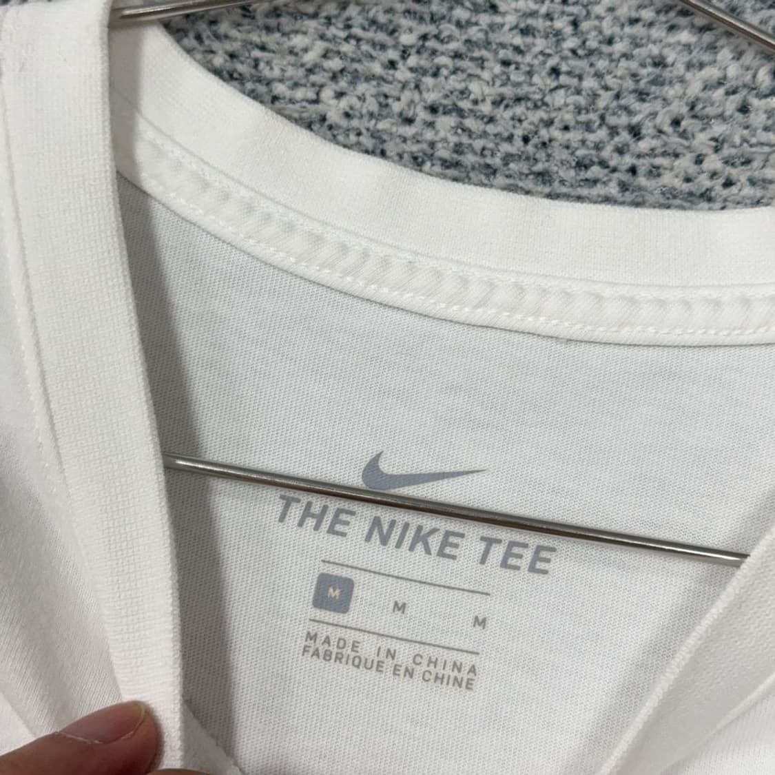 나이키 빈티지 프린팅 화이트 반팔 티 M 상품이미지3