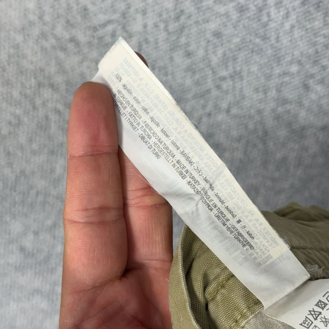 자라 밀리터리 카키 카고 반바지 USA 34 상품이미지4